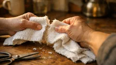 Nie tnij starego ręcznika na szmatki: ten trik z rozerwaniem ogranicza kłaczki