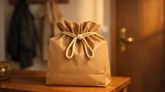 Jak zamknąć papierową torbę bez taśmy? Prosty trik ze sznurkami w 30 sekund